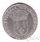 Франция 1/4 экю 1645