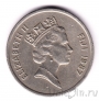 Фиджи 20 центов 1987