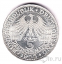Германия 5 марок 1955 300 лет со дня рождения Людвига фон Бадена