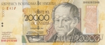Венесуэла 20000 боливаров 2002