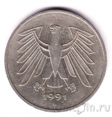 ФРГ 5 марок 1991 (G)