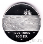 Норвегия 100 крон 2003 100 лет Независимости