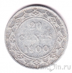 Ньюфаундленд 20 центов 1900