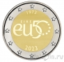 Ирландия 2 евро 2023 50-летие членства Ирландии в ЕС