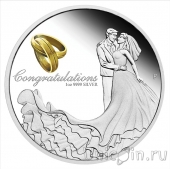 Австралия 1 доллар 2019 Свадьба