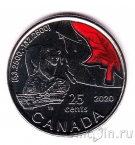 Канада 25 центов 2020 Кермодский медведь