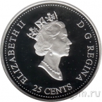 Канада 25 центов 1999 Июнь (серебро)