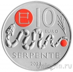 Сан-Марино 10 евро 2023 Год Змеи