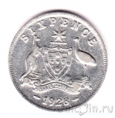 Австралия 6 пенсов 1928