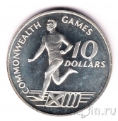Багамские острова 10 долларов 1986 XIII Игры Содружества