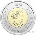 Канада 2 доллара 2023 100 лет со дня рождения Жан-Поля Риопеля