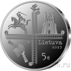 Литва 5 евро 2023 Роль Литовской католической церкви