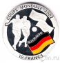 ДР Конго 10 франков 2002 Чемпионат мира по футболу 2002. Германия