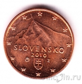 Словакия 1 евроцент 2010