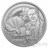 Ниуэ 2 доллара 2023 Томас Алва Эдисон