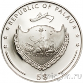 Палау 5 долларов 2010 Голубая жемчужина
