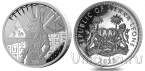 Сьерра-Леоне 10 долларов 2023 Бог Анубис (серебро)