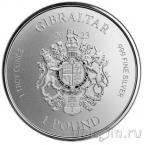 Гибралтар 1 фунт 2023 Правосудие