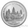 Камбоджа 3000 риэль 2023 Тигр
