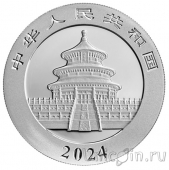 Китай 10 юань 2024 Панда