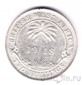 Британская Западная Африка 2 шиллинга 1918