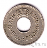 Фиджи 1/2 пенни 1951
