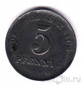 Германская Империя 5 пфеннигов 1919 (A)