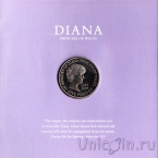 Великобритания 5 фунтов 1999 Принцесса Диана (в буклете)