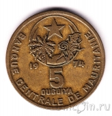 Мавритания 5 угий 1974