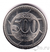 Ливан 500 ливров 2000