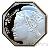 Острова Басс 750 франков 2023 Зеленые черепахи