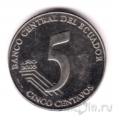 Эквадор 5 сентаво 2003