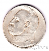 Польша 5 злотых 1935 Юзеф Пилсудский