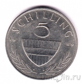 Австрия 5 шиллингов 1989