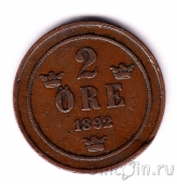 Швеция 2 оре 1892