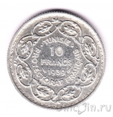 Тунис 10 франков 1939