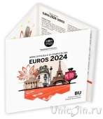 Франция набор евро 2024 (в буклете)