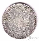 Австрия 1 союзный талер 1864 (A)