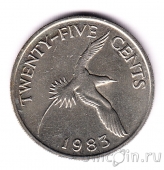 Бермуды 25 центов 1983