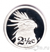 ЮАР 2 1/2 цента 2006 Птица-секретарь