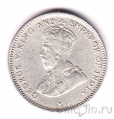 Цейлон 25 центов 1922