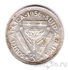 Южная Африка 3 пенса 1956