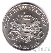 США 1 доллар 2001 Капитолий (UNC)