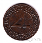 Германия 4 пфеннига 1932 (D)