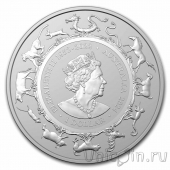 Австралия 1 доллар 2024 Год Дракона