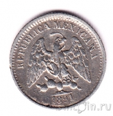 Мексика 5 сентаво 1891 (Pi R)