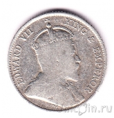 Цейлон 25 центов 1908