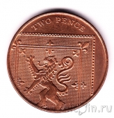 Великобритания 2 пенса 2008