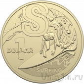 Австралия 1 доллар 2022 Алфавит: Буква S