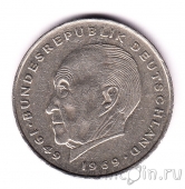 ФРГ 2 марки 1976 Конрад Аденауэр (F)